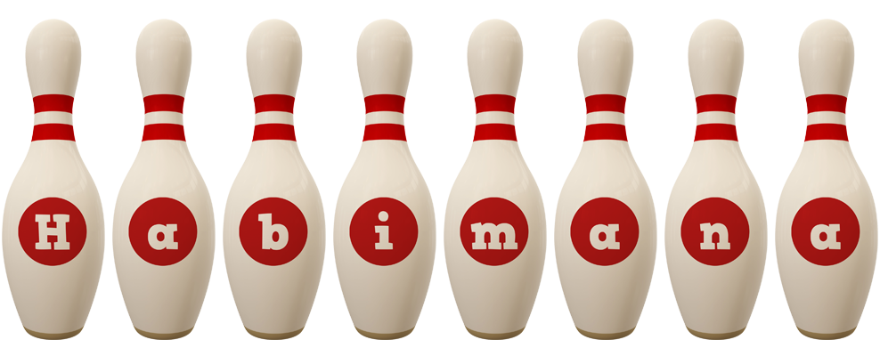 Habimana bowling-pin logo