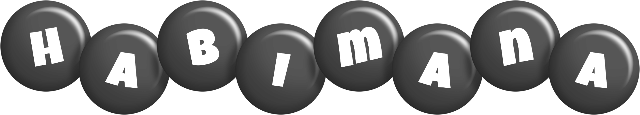 Habimana candy-black logo