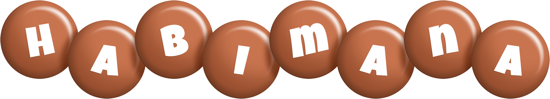 Habimana candy-brown logo