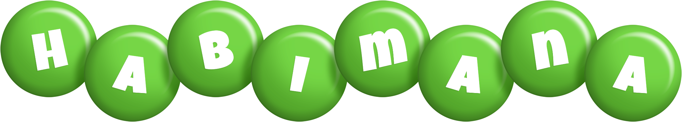 Habimana candy-green logo
