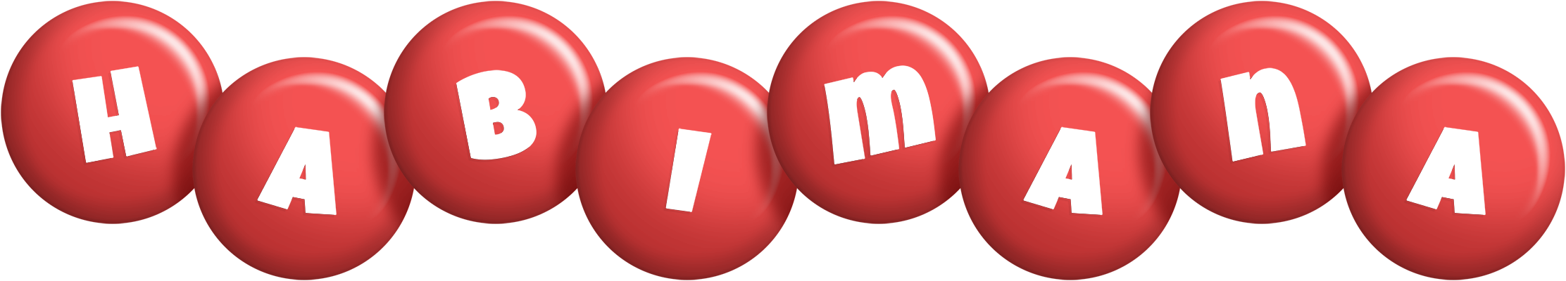 Habimana candy-red logo