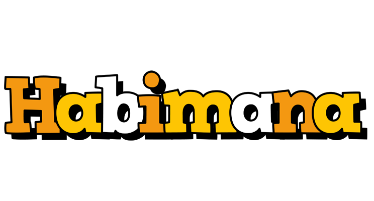 Habimana cartoon logo