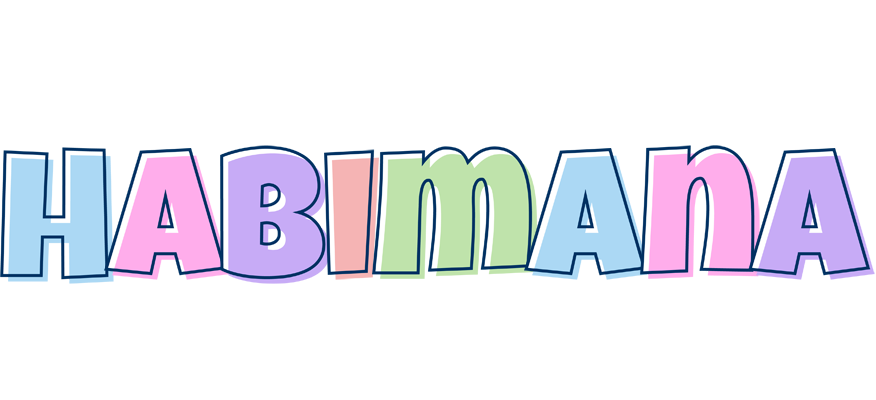 Habimana pastel logo