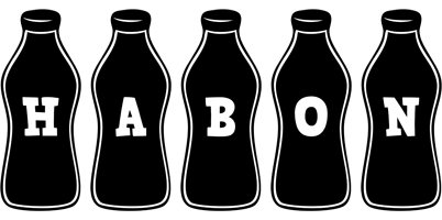 Habon bottle logo