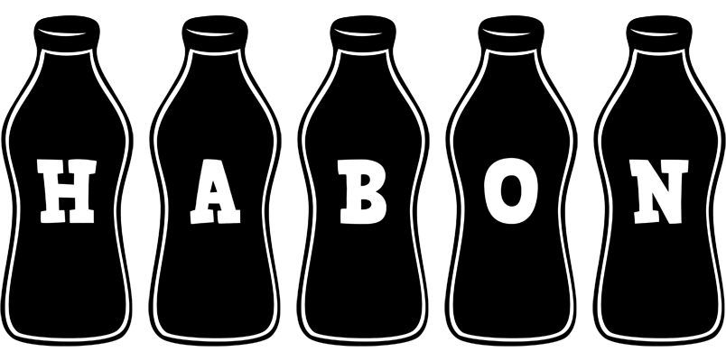 Habon bottle logo