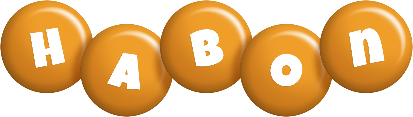 Habon candy-orange logo
