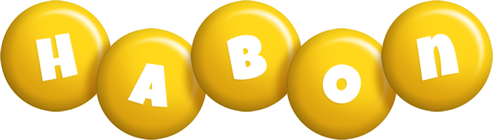 Habon candy-yellow logo