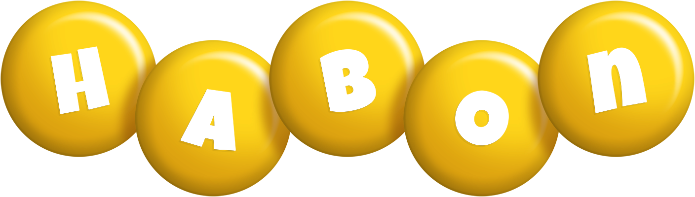 Habon candy-yellow logo