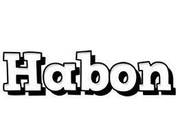 Habon snowing logo