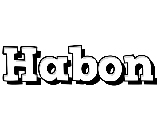 Habon snowing logo