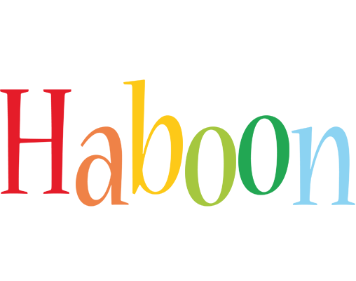 Haboon birthday logo