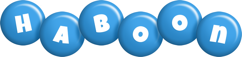 Haboon candy-blue logo