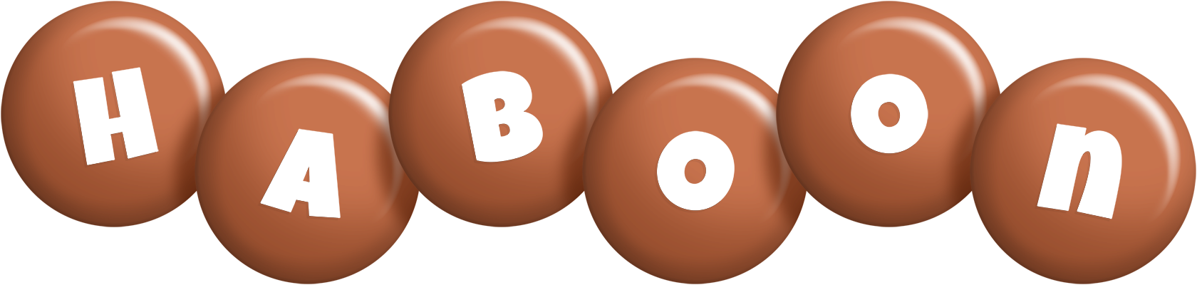 Haboon candy-brown logo