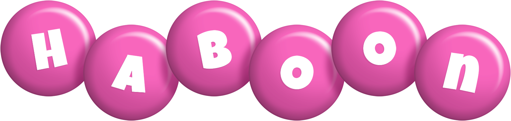 Haboon candy-pink logo