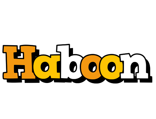 Haboon cartoon logo