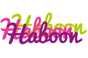 Haboon flowers logo