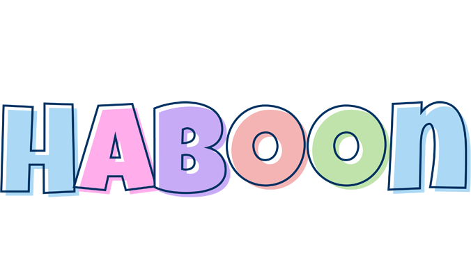 Haboon pastel logo