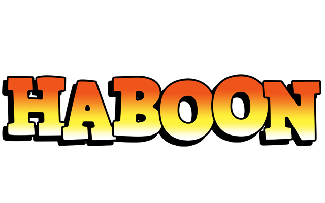 Haboon sunset logo