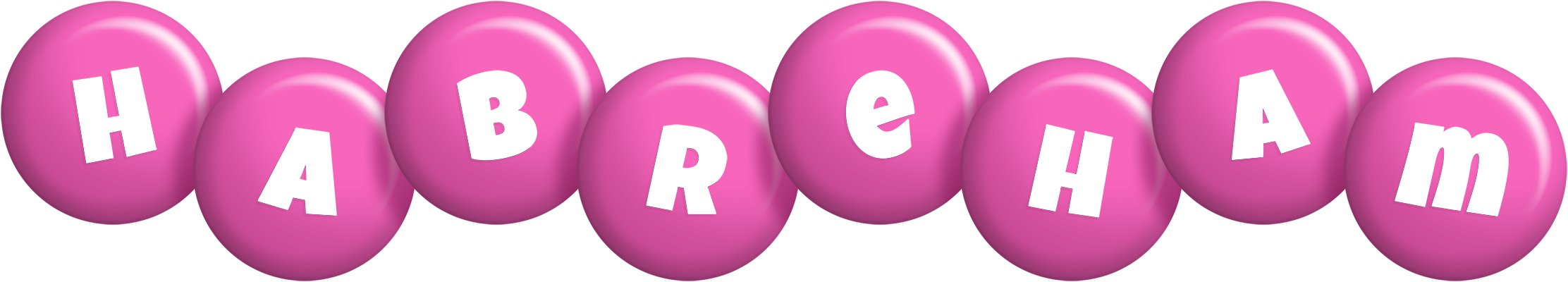 Habreham candy-pink logo
