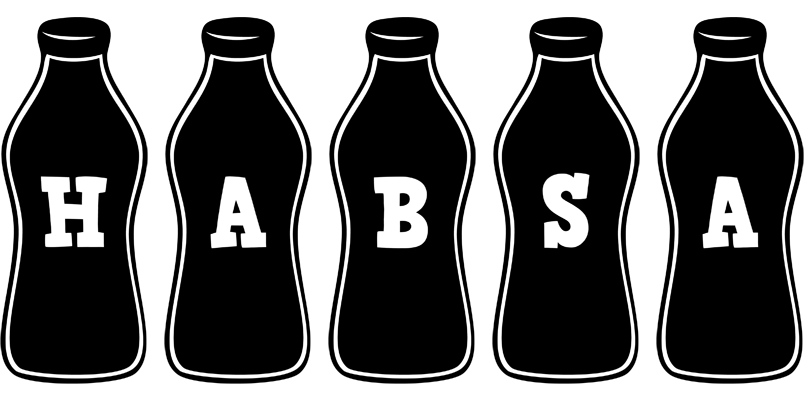 Habsa bottle logo