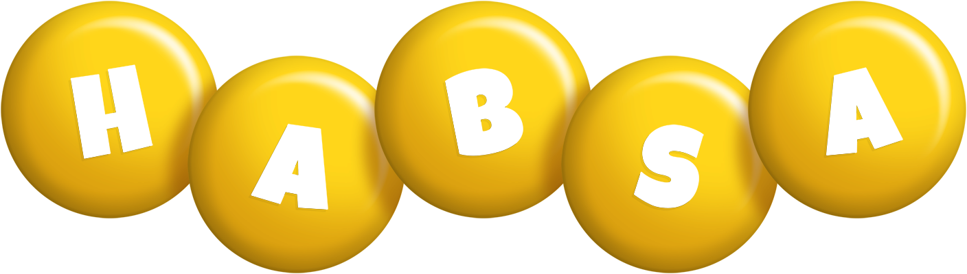 Habsa candy-yellow logo
