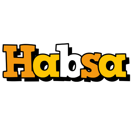Habsa cartoon logo