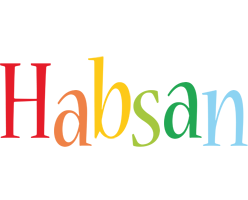 Habsan birthday logo