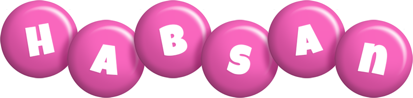 Habsan candy-pink logo