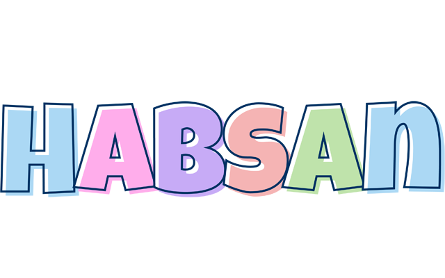 Habsan pastel logo
