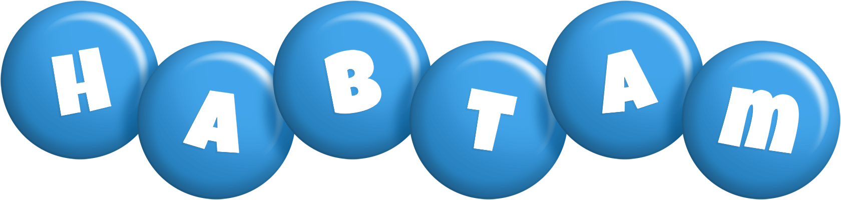 Habtam candy-blue logo