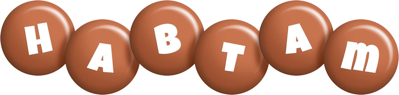 Habtam candy-brown logo