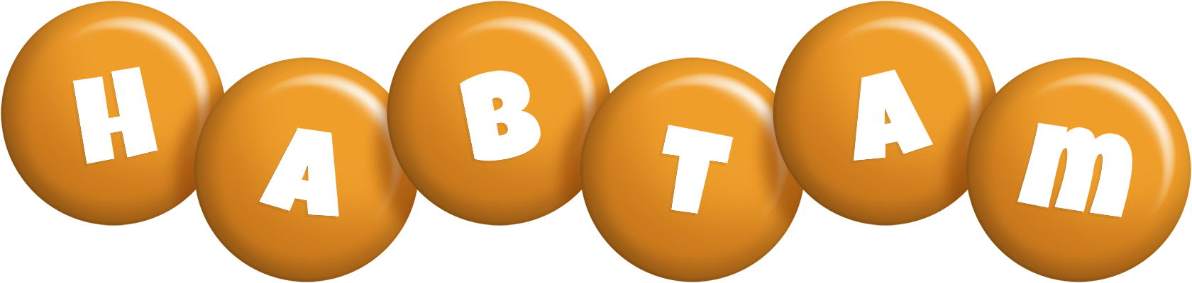 Habtam candy-orange logo