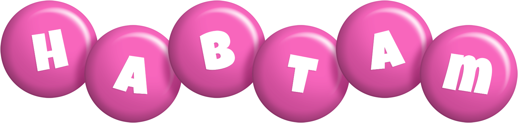 Habtam candy-pink logo