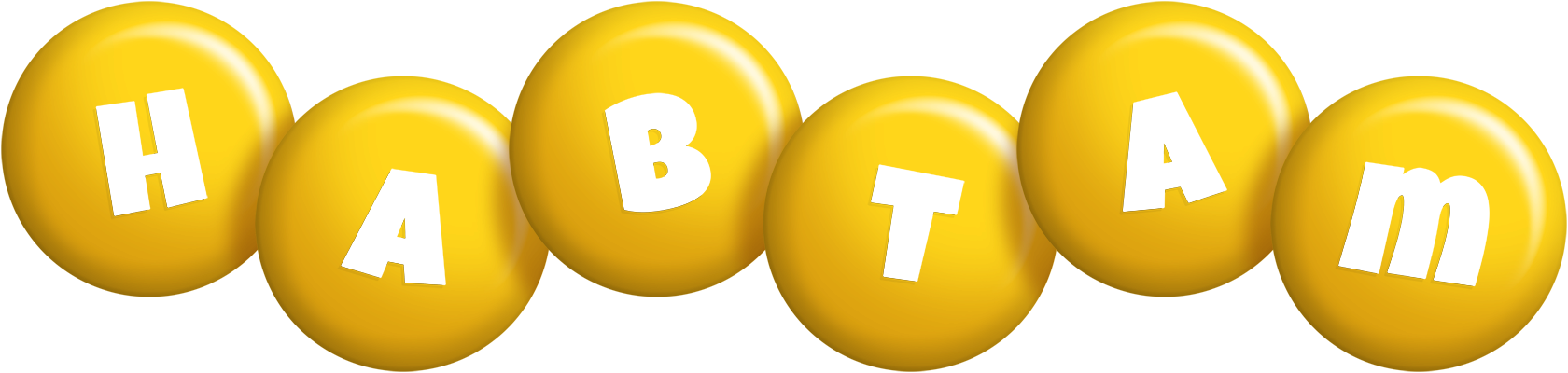 Habtam candy-yellow logo