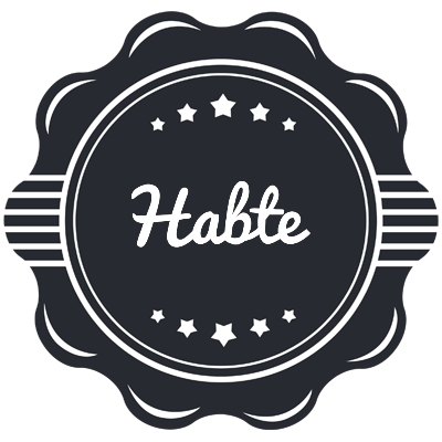 Habte badge logo