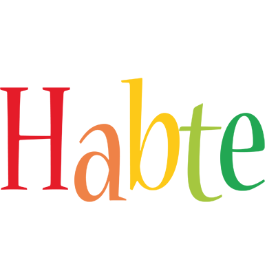 Habte birthday logo