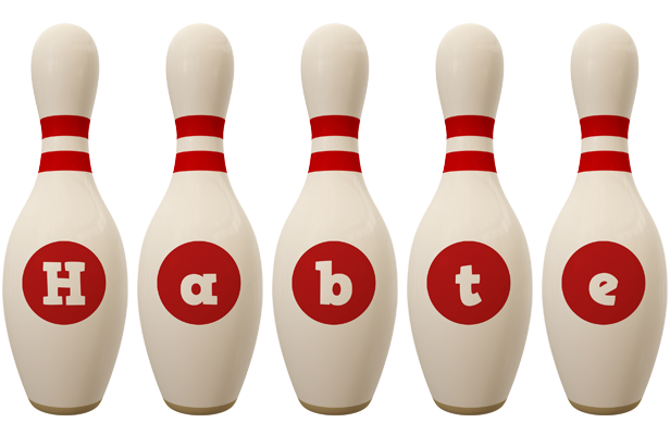 Habte bowling-pin logo