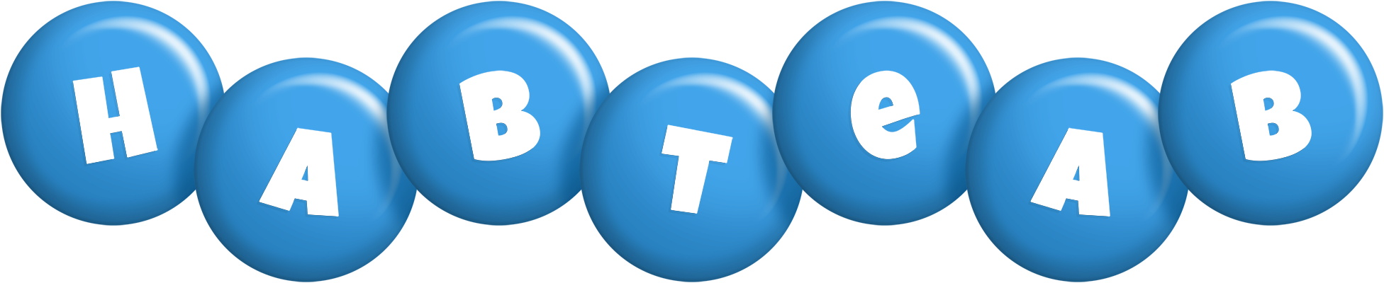 Habteab candy-blue logo