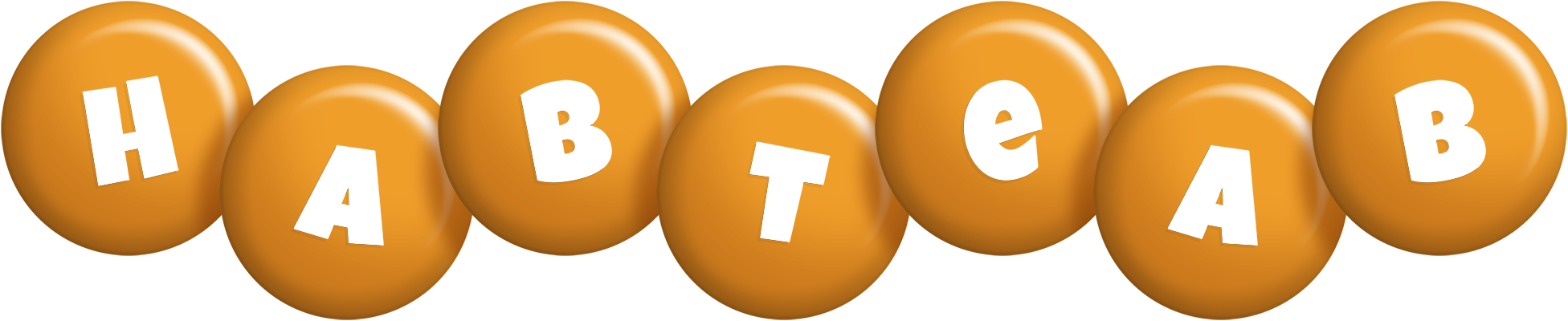 Habteab candy-orange logo