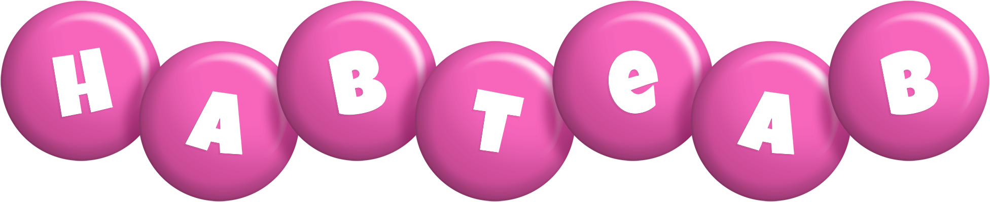 Habteab candy-pink logo