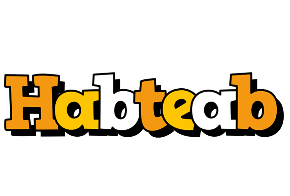 Habteab cartoon logo