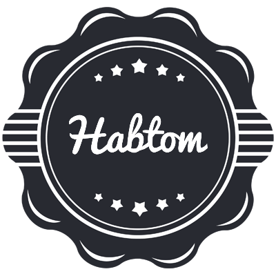 Habtom badge logo