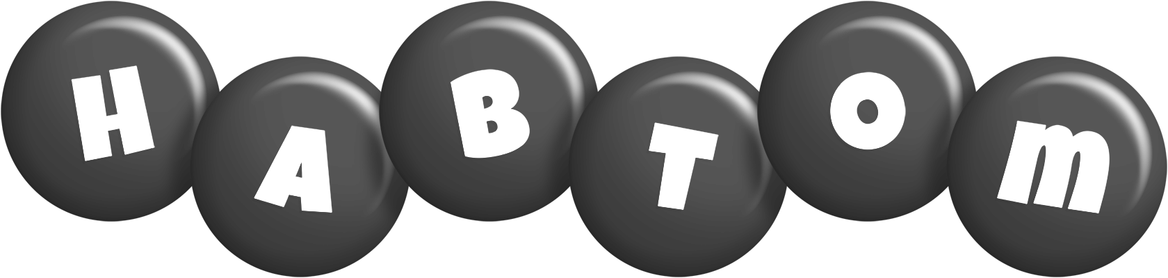 Habtom candy-black logo