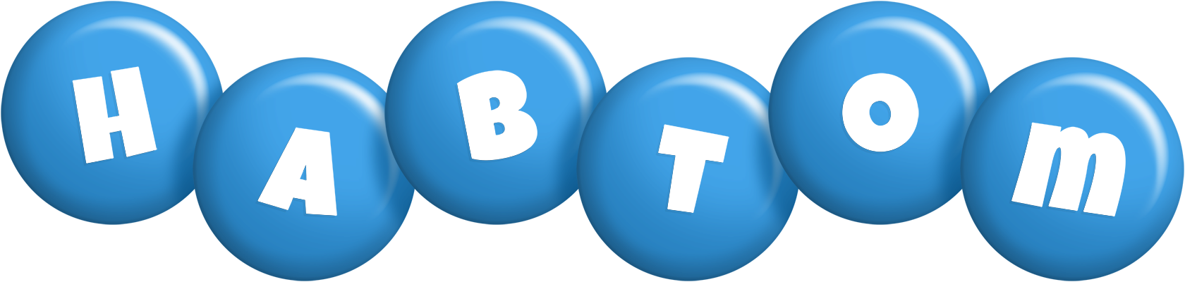 Habtom candy-blue logo