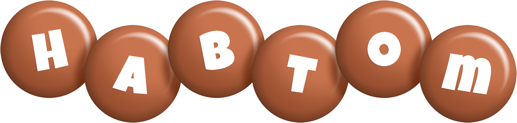 Habtom candy-brown logo