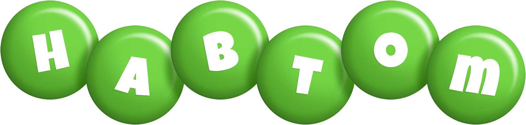Habtom candy-green logo