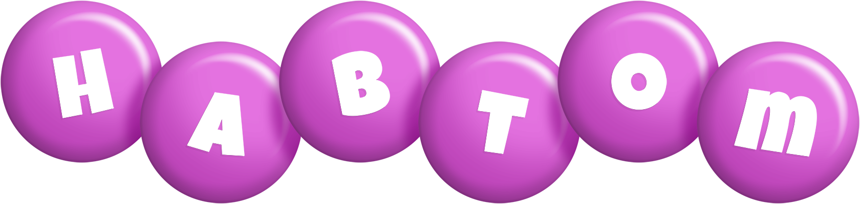 Habtom candy-purple logo