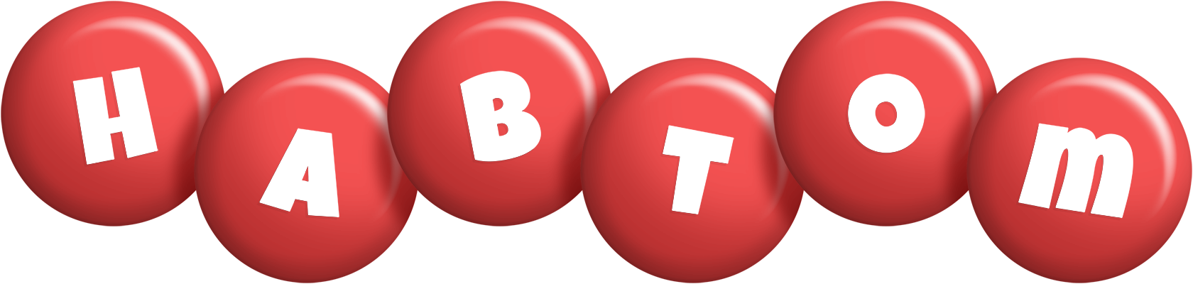 Habtom candy-red logo