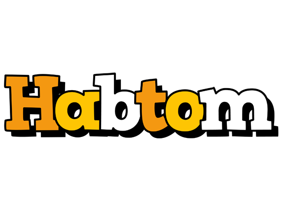 Habtom cartoon logo