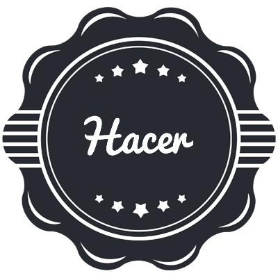 Hacer badge logo